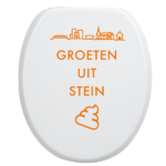 Toiletbrilsticker - Stein - Afbeelding 3
