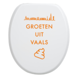 Toiletbrilsticker - Vaals - Afbeelding 3