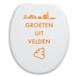 Toiletbrilsticker - Velden - Afbeelding 3