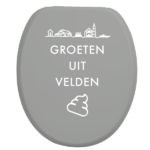 Toiletbrilsticker - Velden - Afbeelding 2